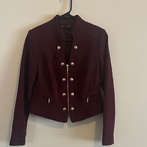 White House Black Market maroon  Blazer